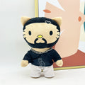Hello Kitty Drake Plush Doll Black Casual Suit