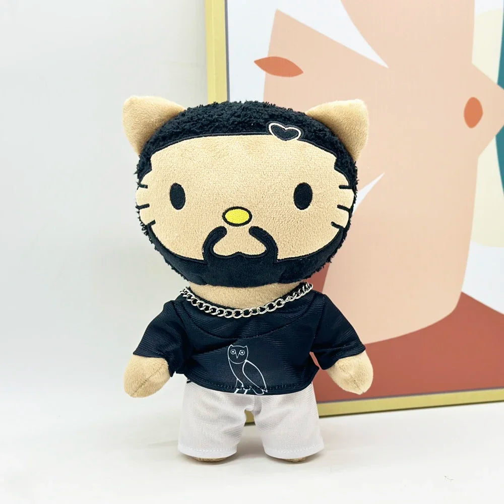 Hello Kitty Drake Plush Doll Black Casual Suit