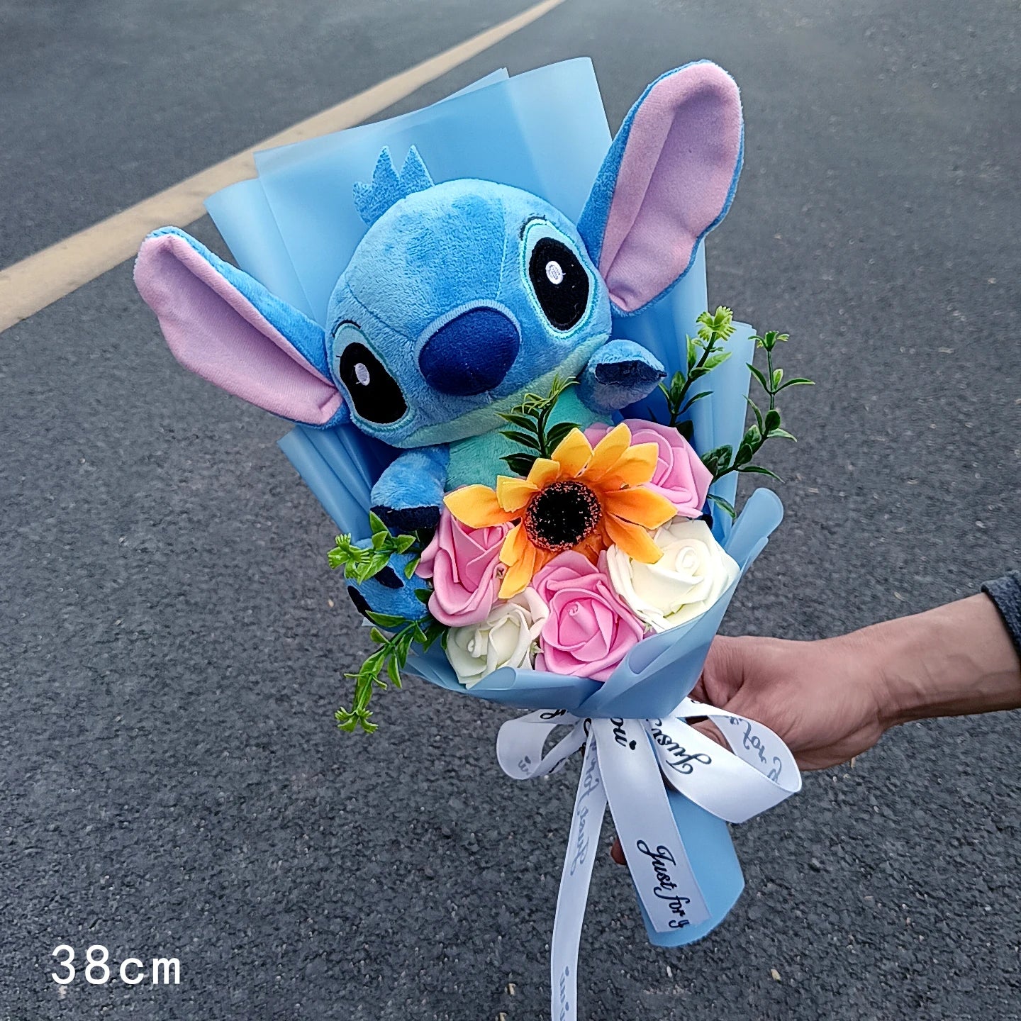 Lilo & Stitch Plush Bouquet Rose & Sunflower