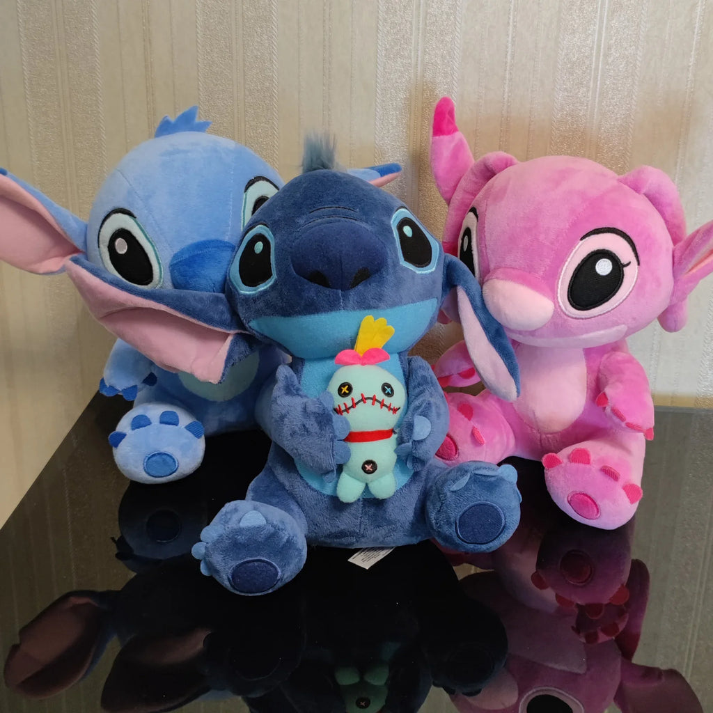 Stitch Blue and Pink Plush Doll Soft Stuffed Toy