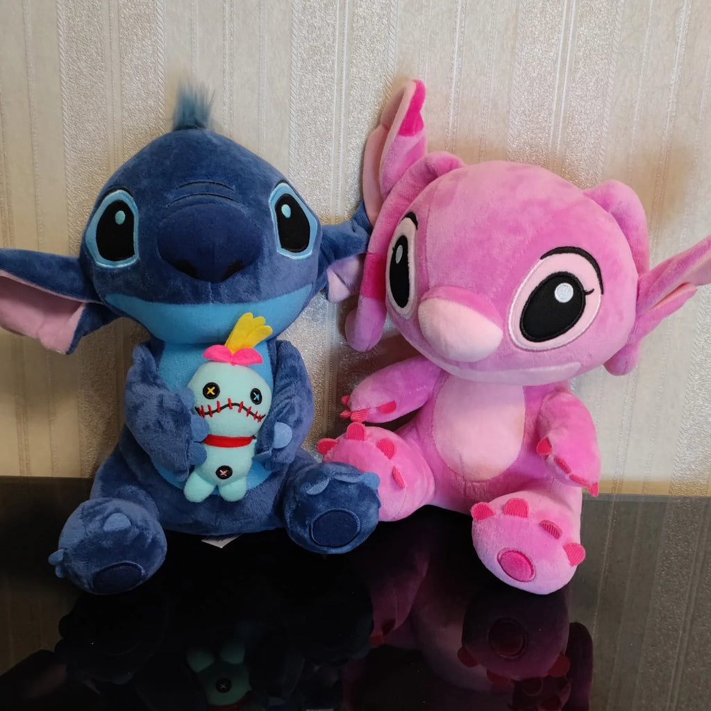 Stitch Blue and Pink Plush Doll Soft Stuffed Toy