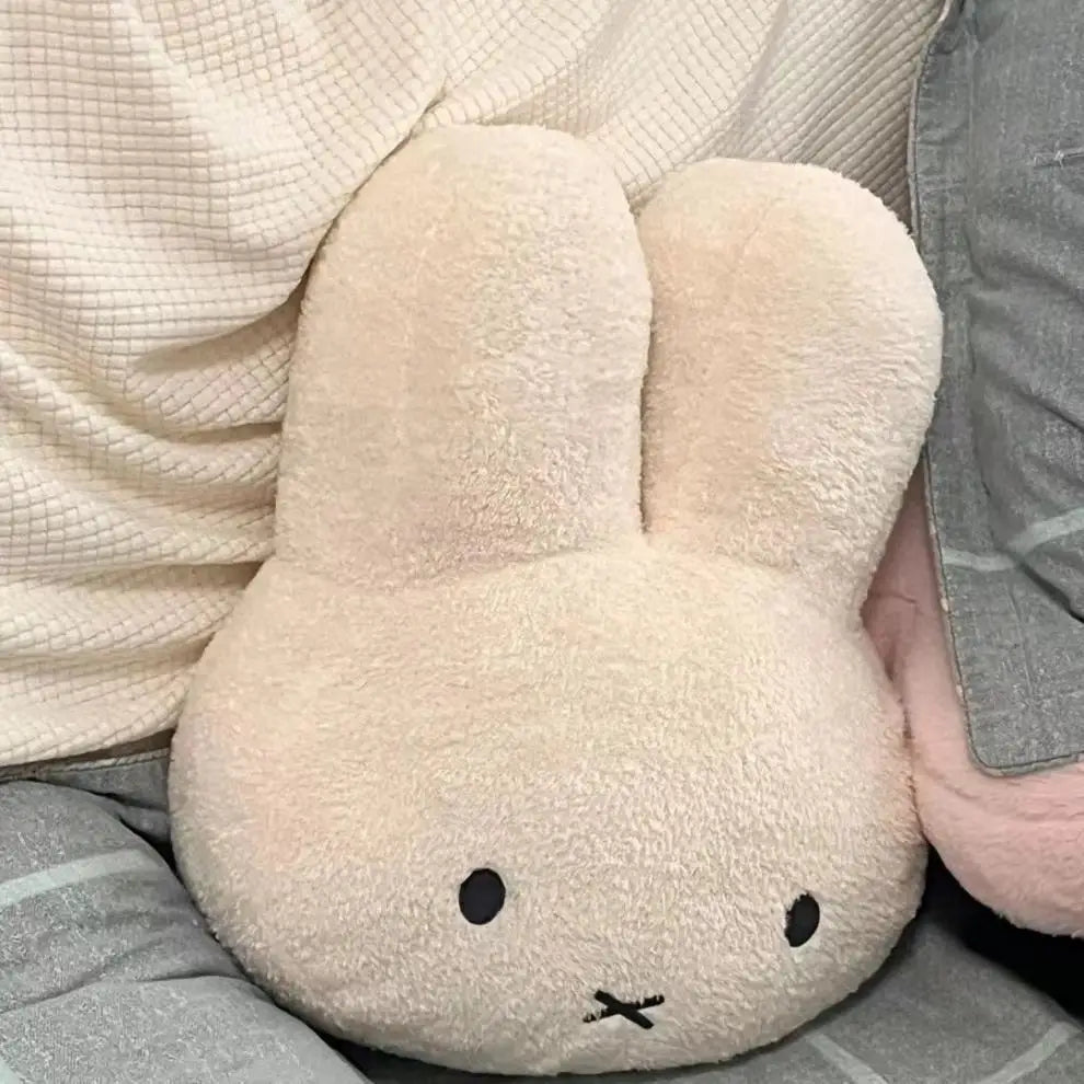 Miffy Black Eyed Plush Doll Soft Kawaii Bed and Sofa Cushion Pillow