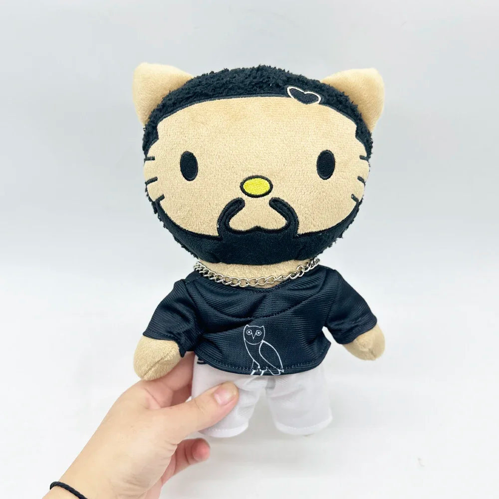 Hello Kitty Drake Plush Doll Black Casual Suit