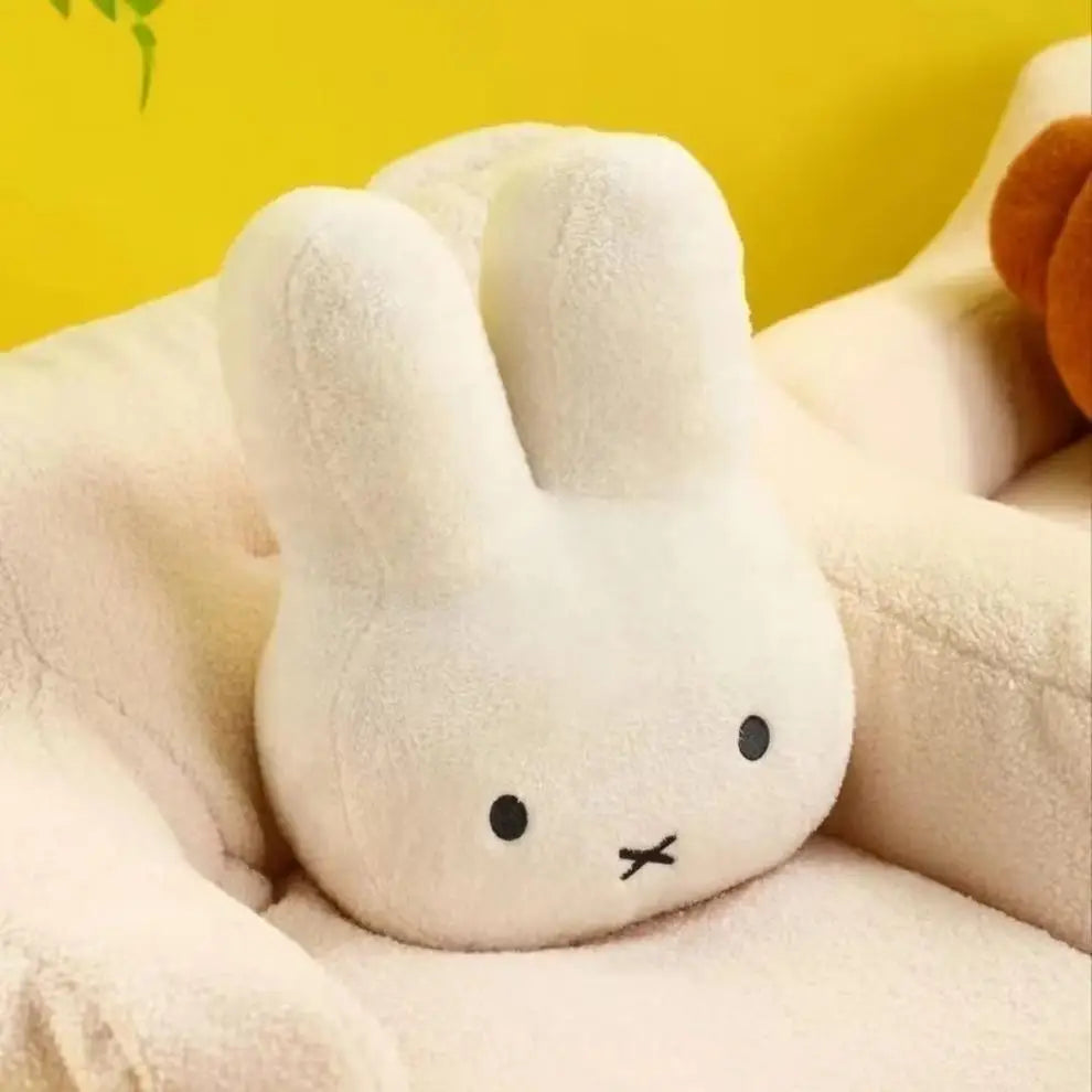 Miffy Black Eyed Plush Doll Soft Kawaii Bed and Sofa Cushion Pillow