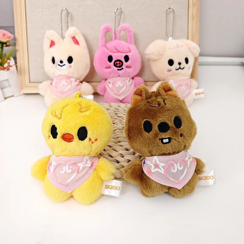 Kpop SKZOO Kawaii Plush Keychain Doll