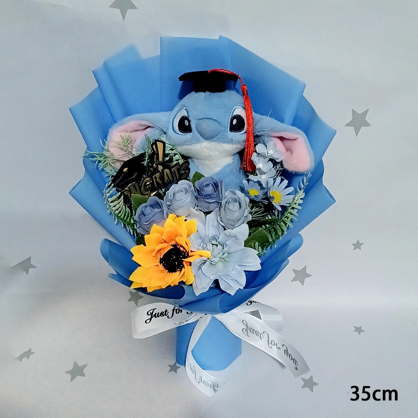 Lilo & Stitch Plush Bouquet Rose & Sunflower