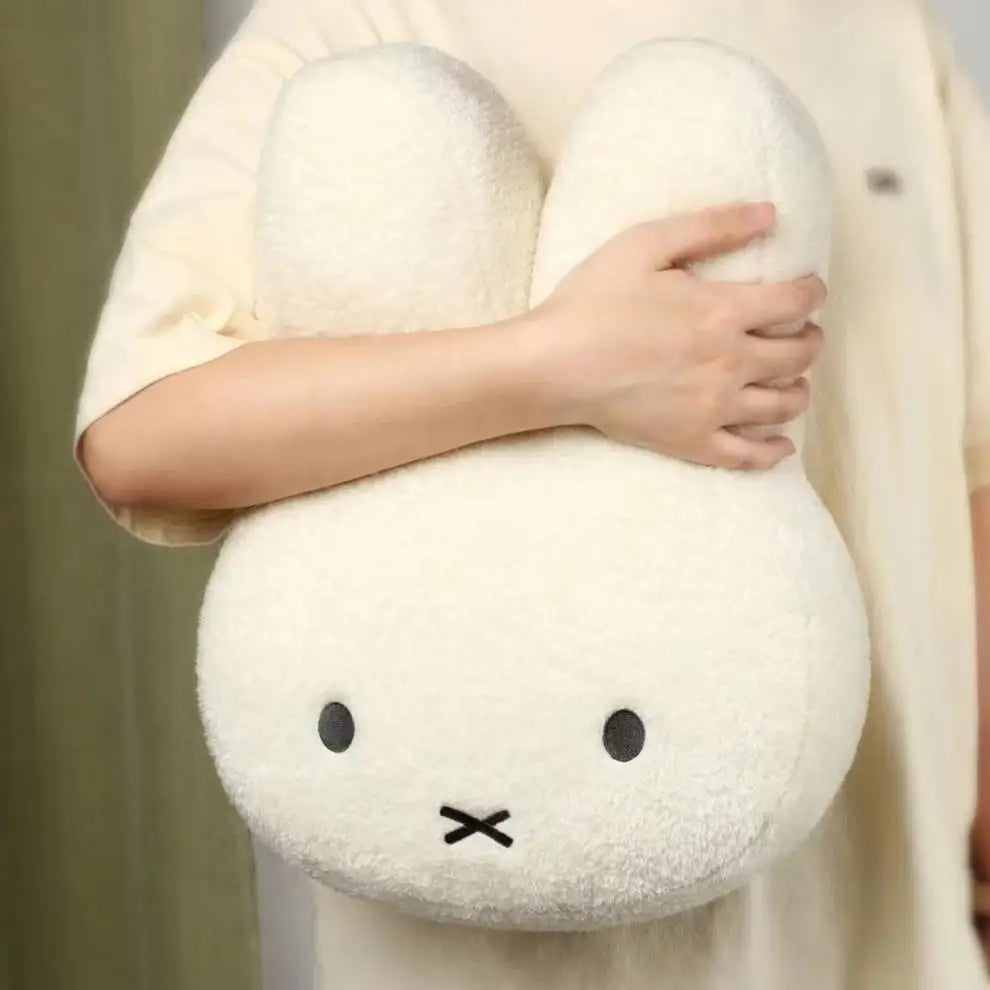 Miffy Black Eyed Plush Doll Soft Kawaii Bed and Sofa Cushion Pillow