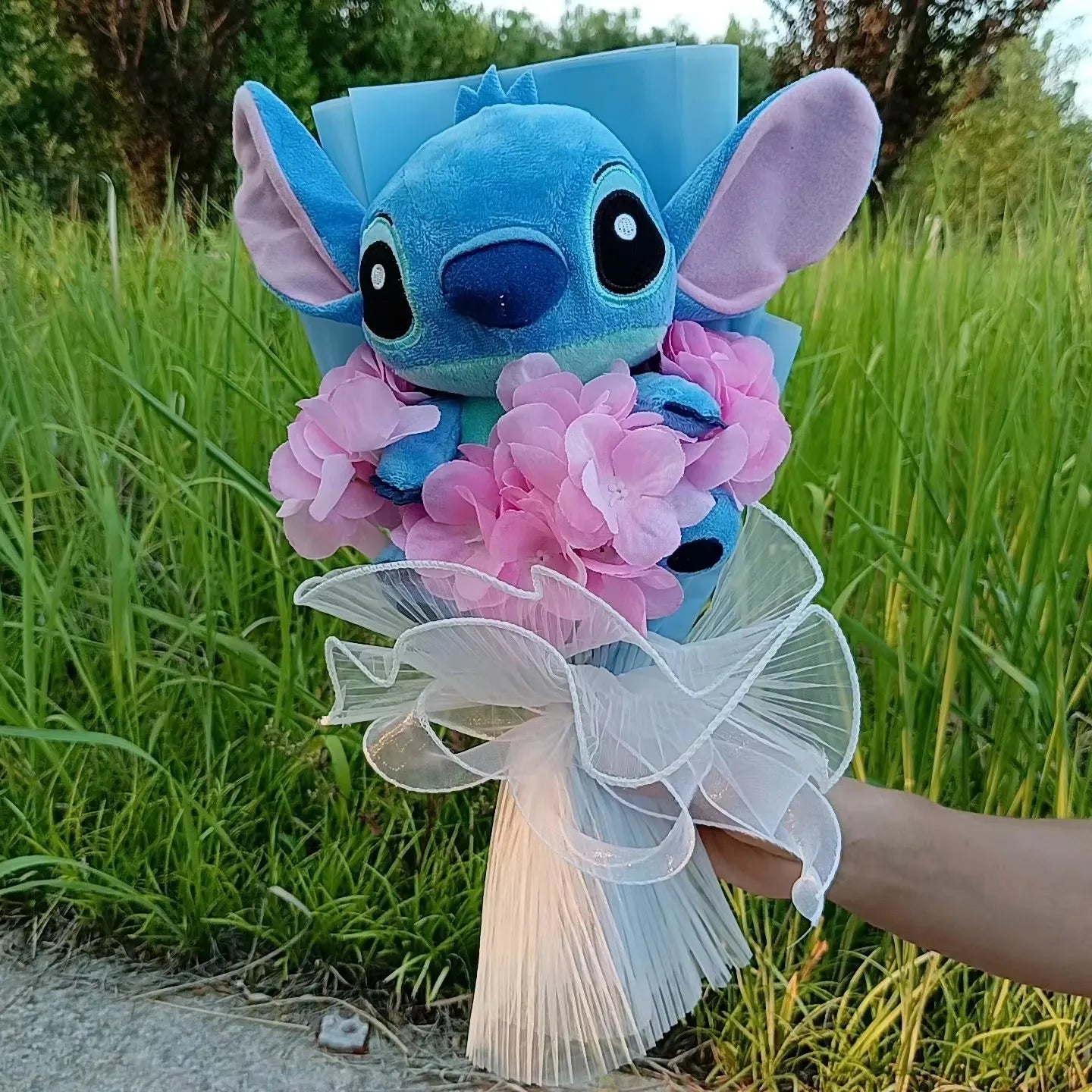 Lilo & Stitch Plush Bouquet Rose & Sunflower
