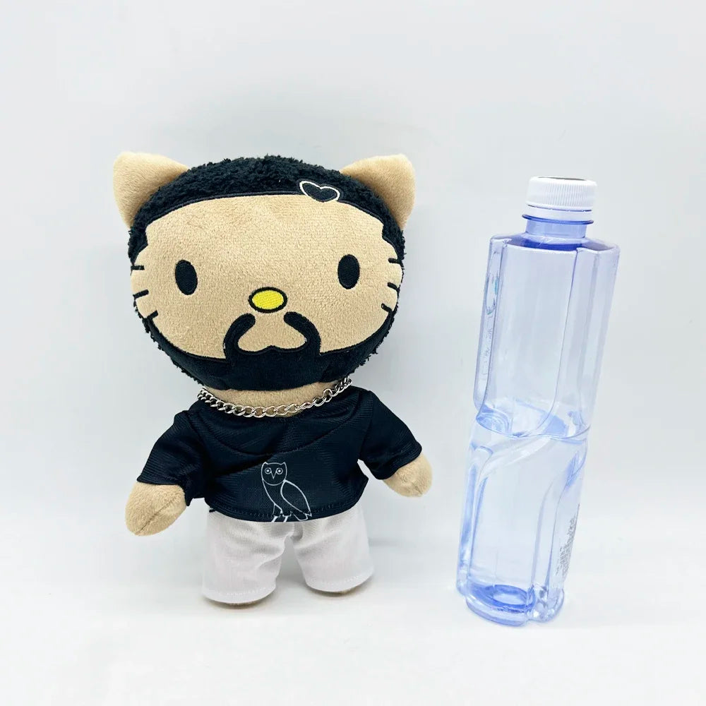 Hello Kitty Drake Plush Doll Black Casual Suit