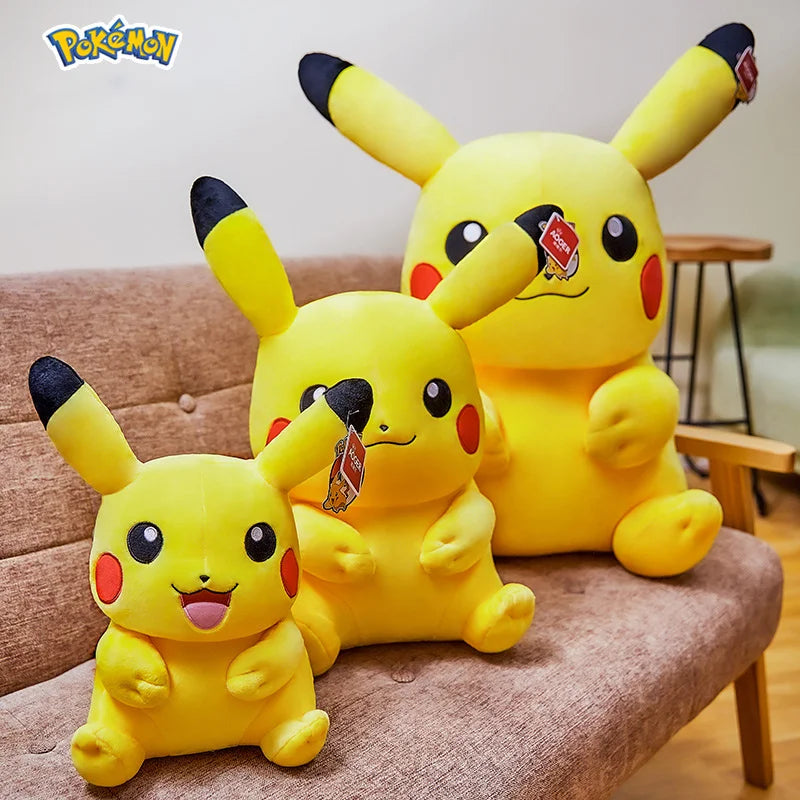 Cute Large Pikachu Plush Toy Soft Anime Stuffed Doll