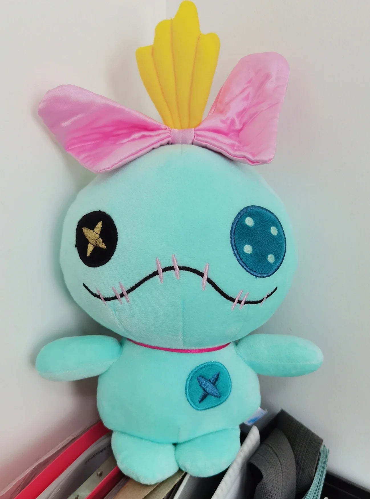 Stitch Blue and Pink Plush Doll Soft Stuffed Toy