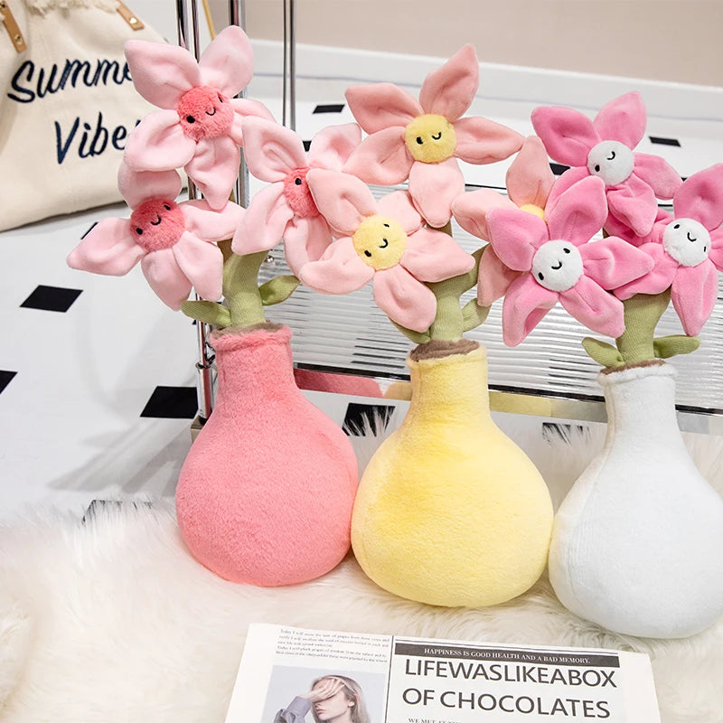 Plush Flower Bouquet Soft Decorative Toy