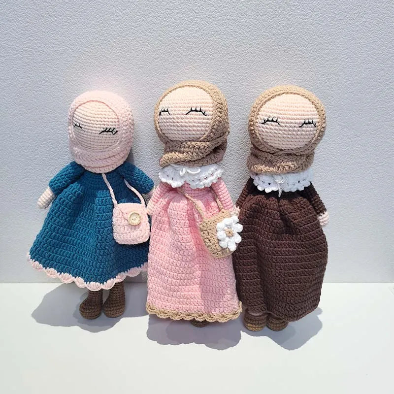 Knitted Islamic Hijabi Doll