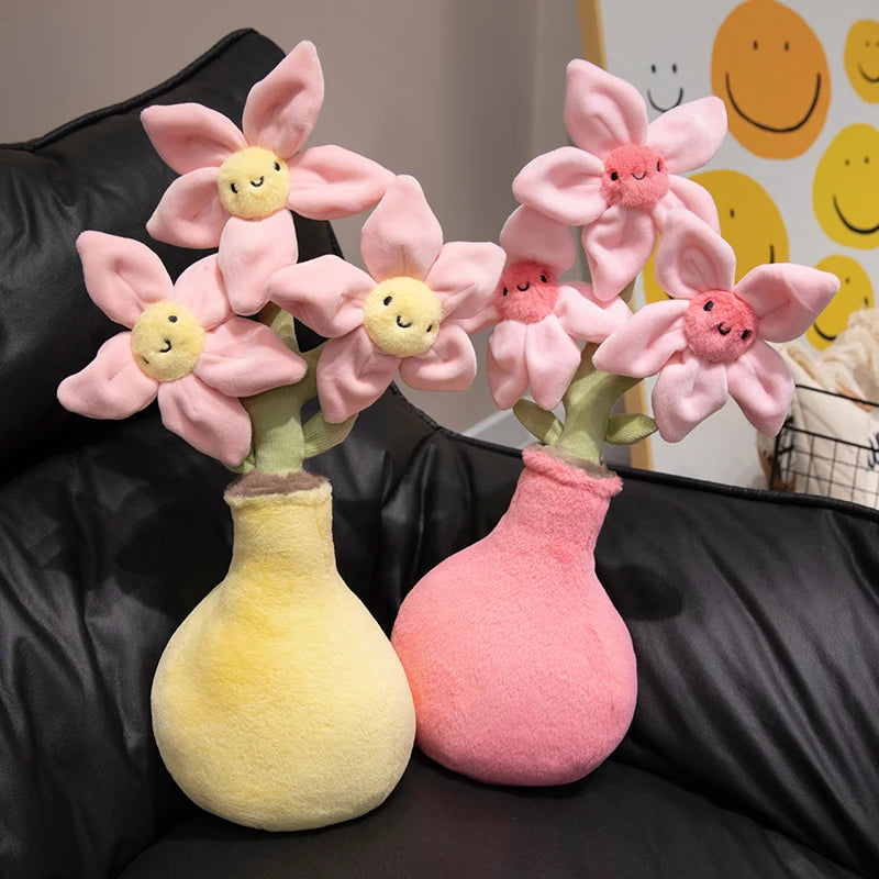 Plush Flower Bouquet Soft Decorative Toy