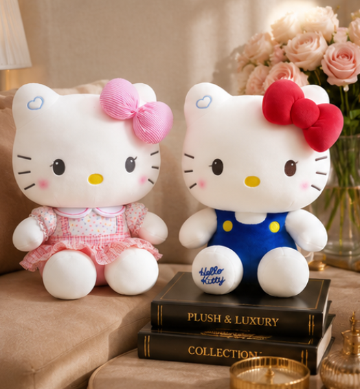 Hello Kitty Kawaii Plush Pillow Doll
