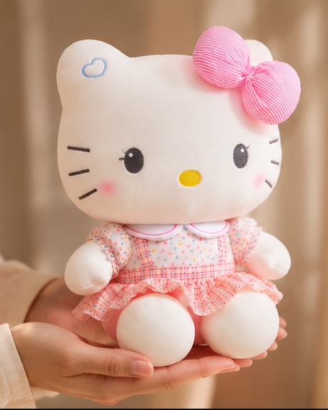 Hello Kitty Kawaii Plush Pillow Doll