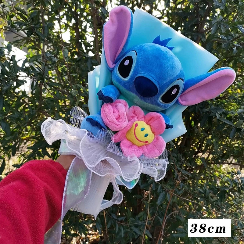 Lilo & Stitch Plush Bouquet Rose & Sunflower