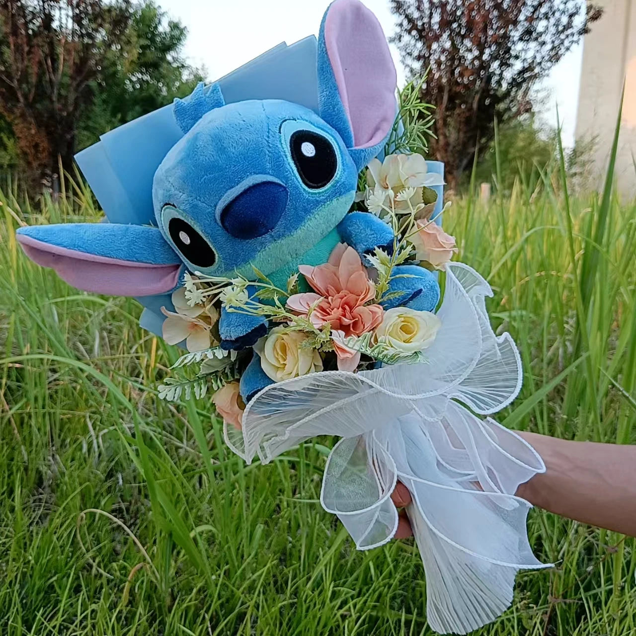 Lilo & Stitch Plush Bouquet Rose & Sunflower