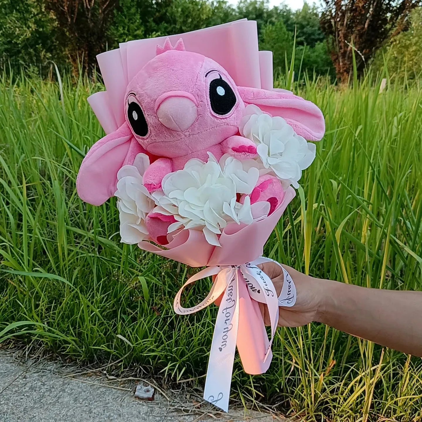 Lilo & Stitch Plush Bouquet Rose & Sunflower